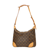 ルイ ヴィトン モノグラム ブローニュ30 ワンショルダーバッグ M51265 ブラウン PVC レザー レディース LOUIS VUITTON 【中古】